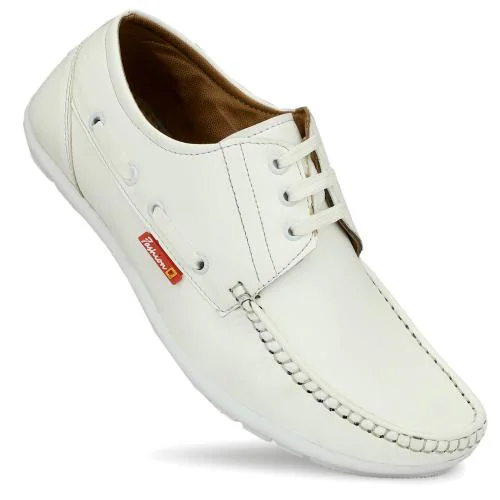 GULASS WICK Loafers For Men (White)