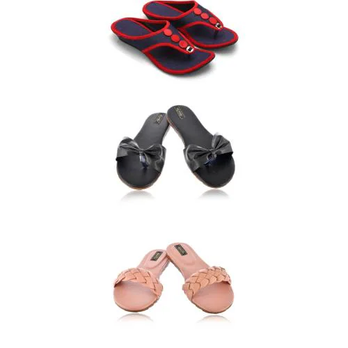 Atizaya Women Casual Combos/Women sandal combos/Sandal Combo for Women