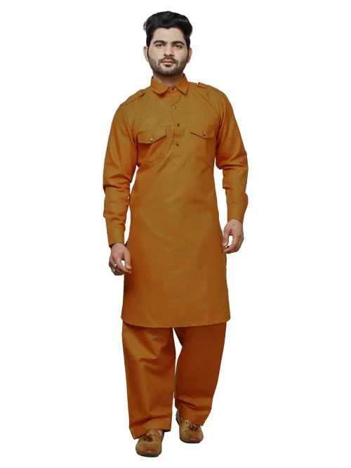 Pro Ethic Style Developer Men's Cotton Pathani Kurta Pajama