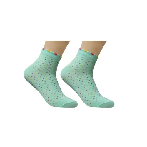Colorful Pure Cotton Ankle Length Socks For Women