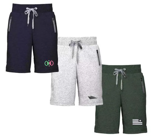 e1k Mens Cotton Shorts_Pack of 3_Multicolor_34_XL