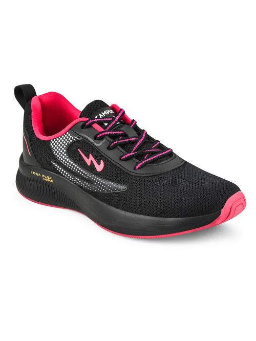Campus camp fizz Black Sports shoes for women