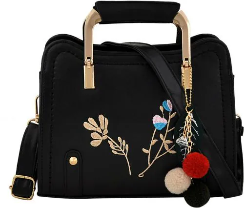 Mark & Keith Women Black Sling Bag