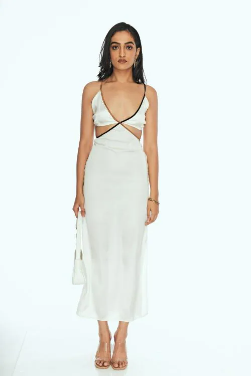 SIPPINCIDER CUT-OUT BRALETTE DRESS