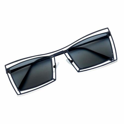 JANIFAOUL Metal Aviator Premium Glass Lens Flat Sun Glasses