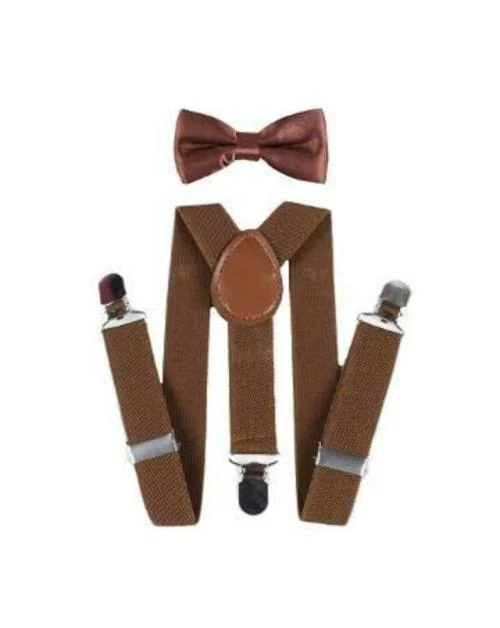 Accery Kids Suspender and Bow Tie Set