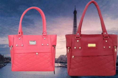 Plama Pink Pu For Women Messenger Bags