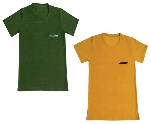 IndiWeaves Boys Popcorn Solid Regular Fit Half Sleeves T-Shirts [Pack of 2] Multicolor