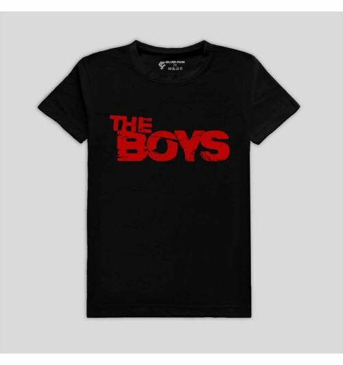 THE BOYS Printed Round Neck Boys Half Sleeve T-shirt