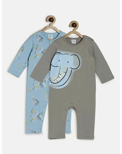 Buy MINI KLUB New Born And Baby Boys MultiRomper Online at Best Prices ...