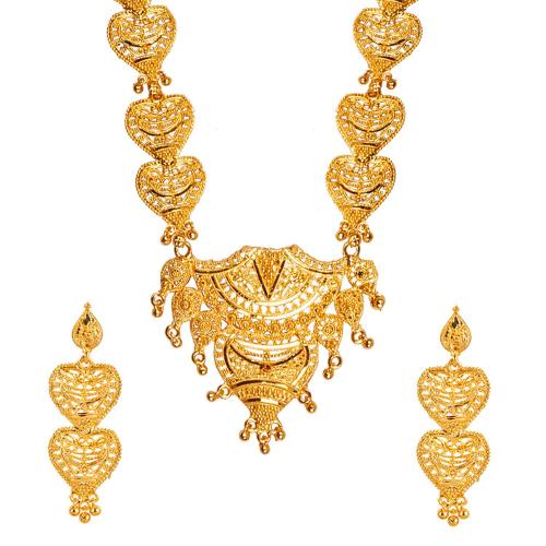 Bodha By Shivansh Brass Indian One Gram Gold Bridal Dulhan 22KHi
