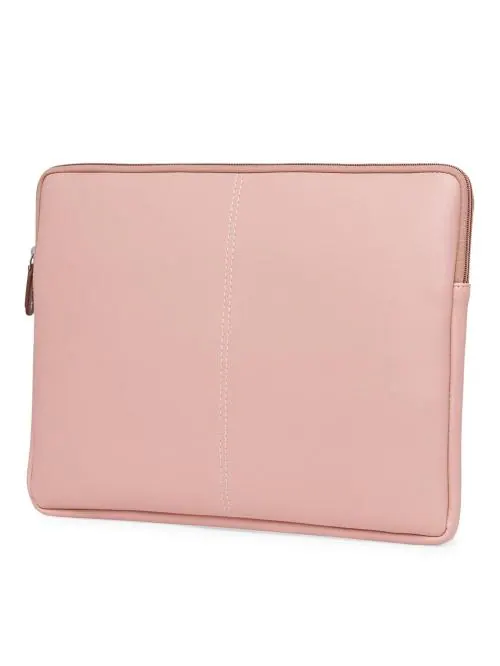 Mboss Pink Faux Leather Laptop Sleeve Case Cover