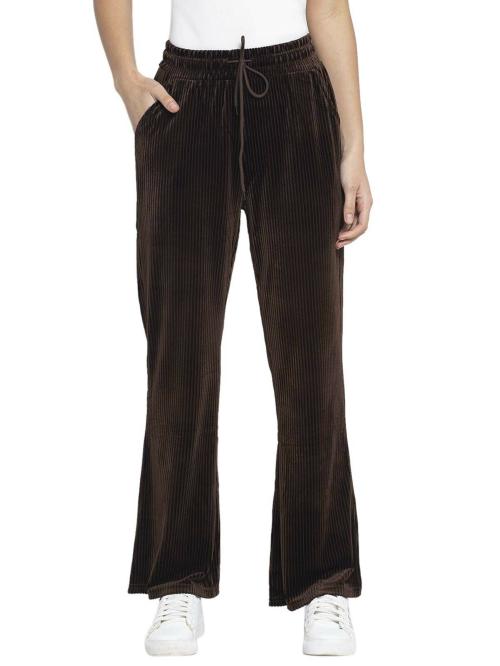 Global Republic Women Brown Solid Regular Fit Lower