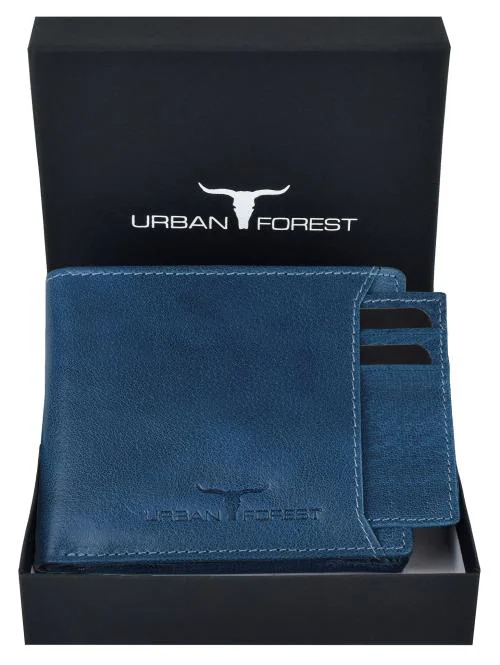 Urban Forest Sam Blue Leather Men's Wallet