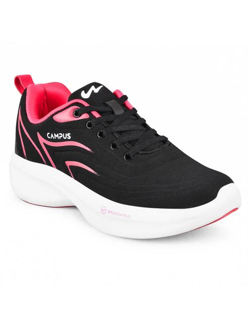 Campus camp-candid Black Sports shoes for women