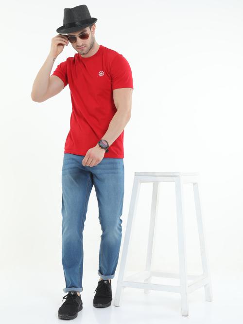 TRIGGER Men Slim-Fit Blue Jean