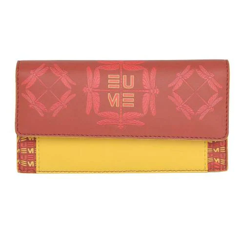 Buy Eume Hot Sauce Red Vegan Leather, Polyvinyl Chloride Wallet 4004_Ba