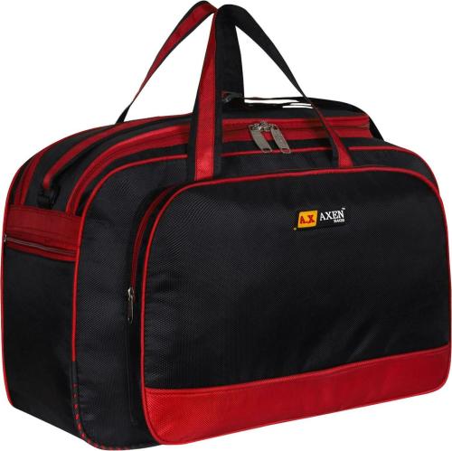 Axen Black Polyester Duffel Bag 30 L