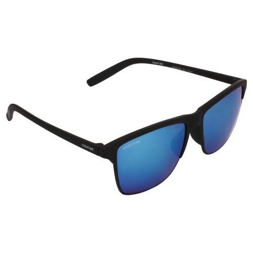 CREATURE Mercury UV Protected Unisex Sunglasses (Lens-Blue||Frame-Black||DOIT-004)