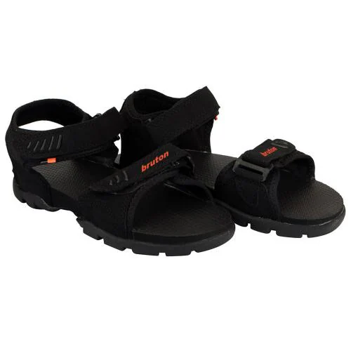 Bruton Black Sandals for Men
