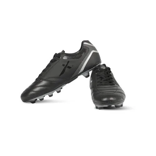 Vector X Blaze-2.0 Football Shoes for Men's (Black-Silver)