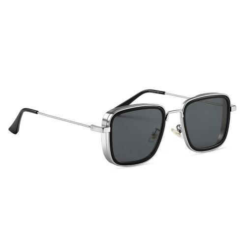 ELEGANTE Square Black Sunglasses For Men