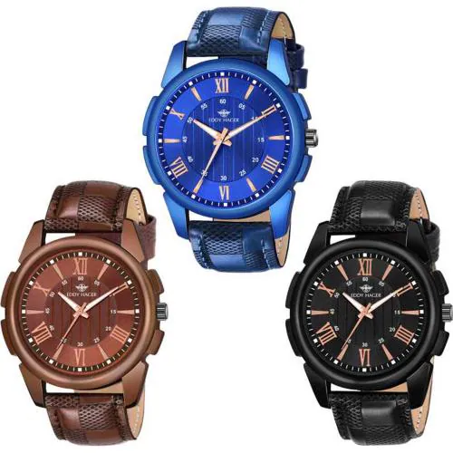 EDDY HAGER EH-705 stylish different colored Watch combo Analog Watch - For Men