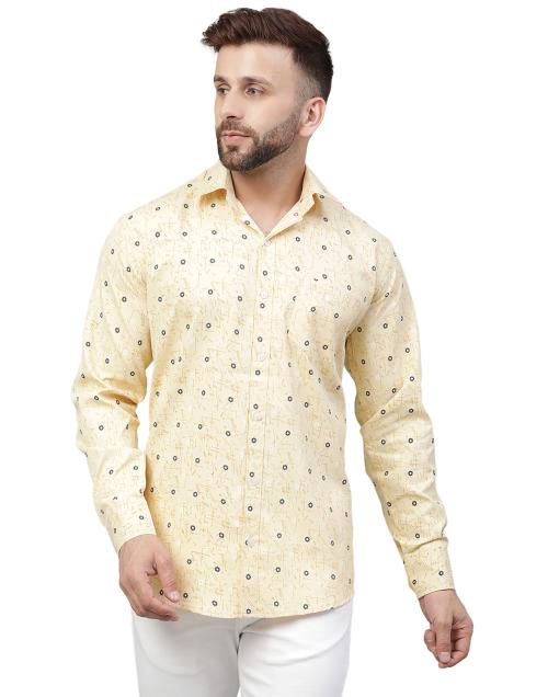 YHA Mens Melon Printed Cotton Shirt