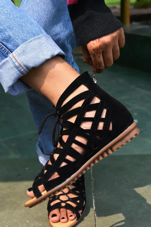 RAHEGAS FEEL LIKE STUNNING Women's Gladiator Sandals.