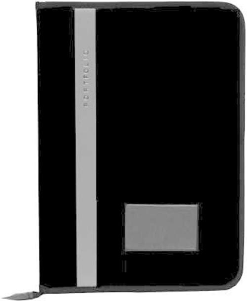 Buy DUVIK Faux Leather file folder (Set Of 1, Grey, Black) Online at