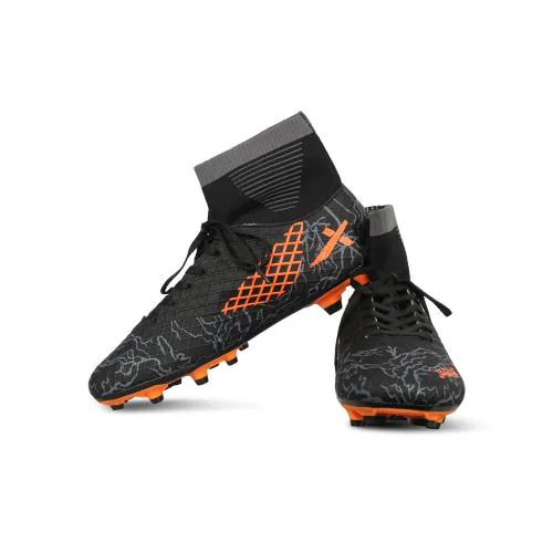 Vector X JAGUAR Football Shoes for Men (Orange,Black)