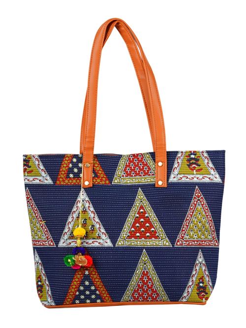 Bulbul - Blue Faux Leather Shoulder Bag (pack of 1)