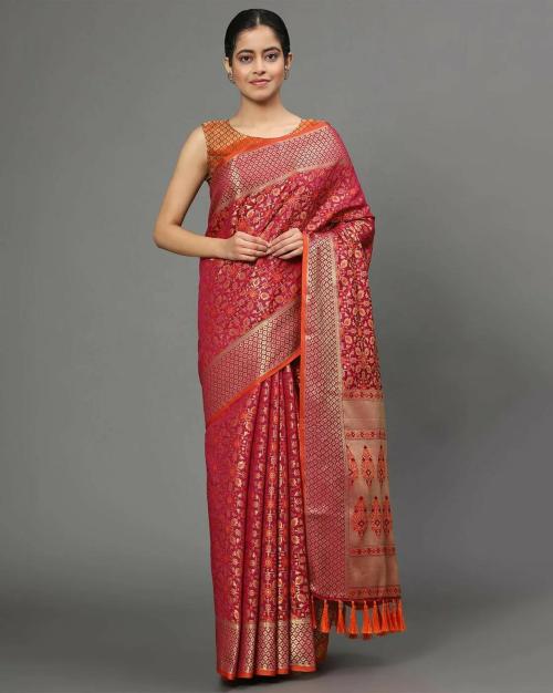 LeeliPeeri PURE PATOLA SILK SAREE with Blouse
