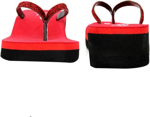 Kickonn Women Slippers (Red)size 3