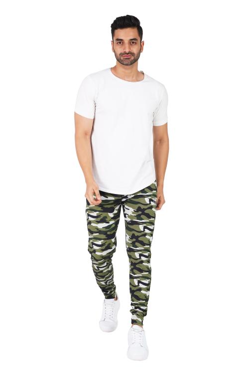 GOTO MENS ARMY PRINT JOGGERS TA XXL-36