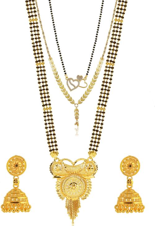 Buy Branson jewellery Multicolor Brass Gold Plated Jewel Set For Women