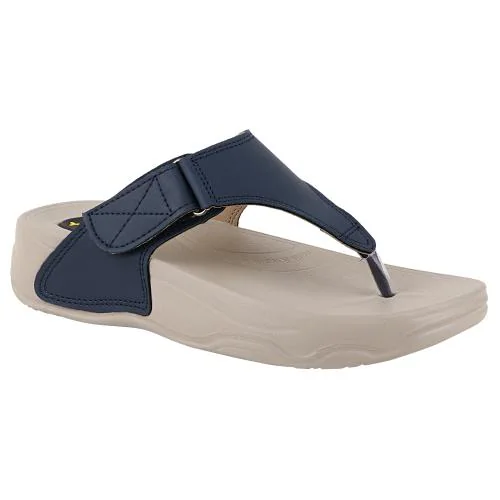 WELCOME Navy Flip Flops for Women
