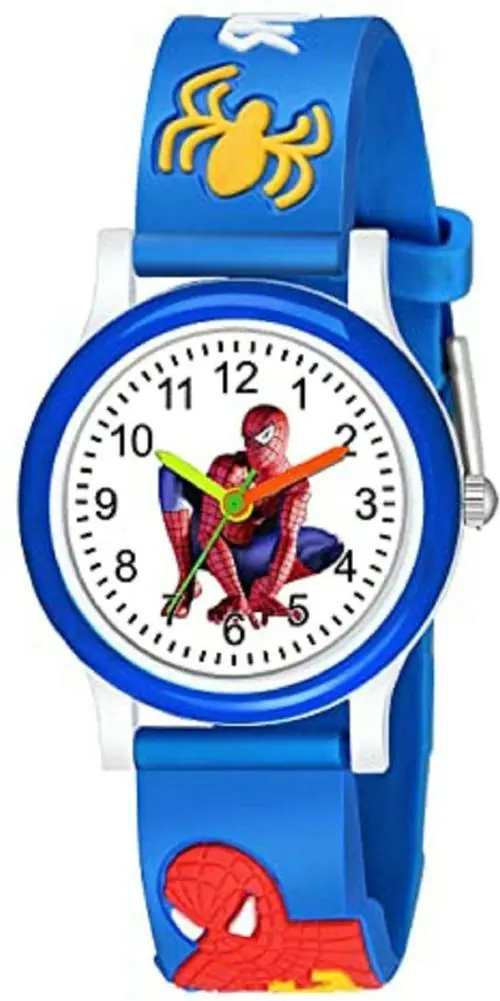 EDENSCOPE Analog White Dial Blue Strap Watch For Boys And Girls (RY/426)