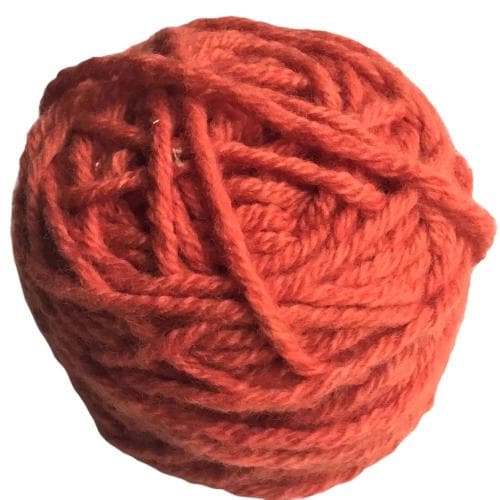 Bio Fusion Wool Hand Knitting Yarn / 100% Organic wool (Maroon)