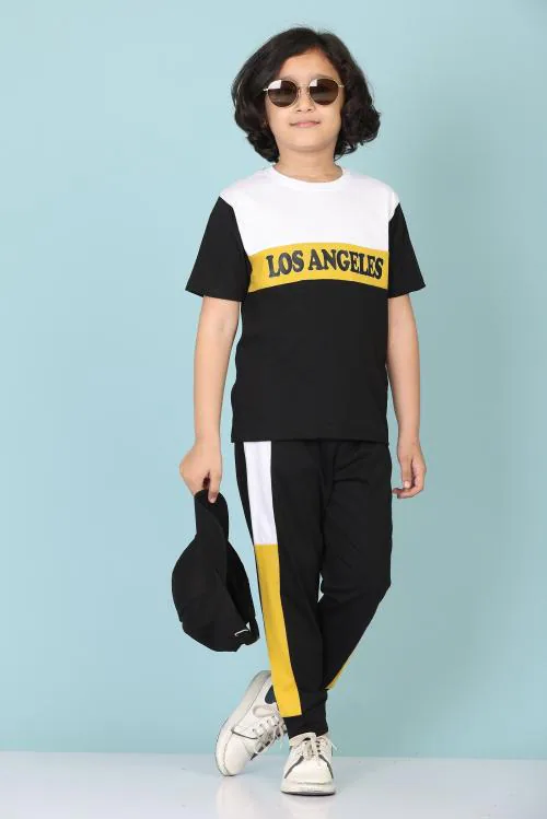 SmartRAHO Boys Casual T-shirt Trackpant Kids Wear | Kids Dress | Boys T Tshirts | T Shirt For Boys | Boys Dress |Baby Boy Dress | Tshirt For Boys | Sweater For Kids | Kids Dress Boys | Kids Boys Dress | Children Dress | Kids T Shirt