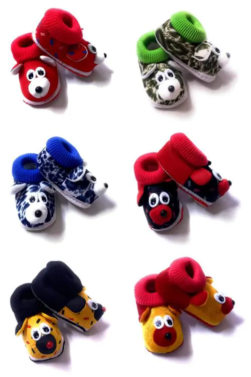 Mom's Darling Baby Shoes - 6-12 Months, 15 Cm (Pack Of 6)