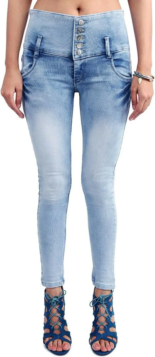 WorldWesties Women Light Blue Denim Jeans