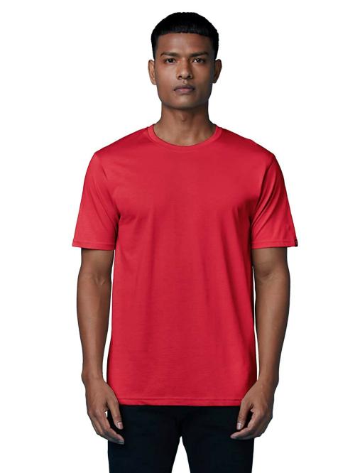 Buy The Souled Store Men Red Solid Supima Cotton TShirts Online at