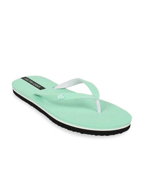 Carlton London Green Flip flops for Women
