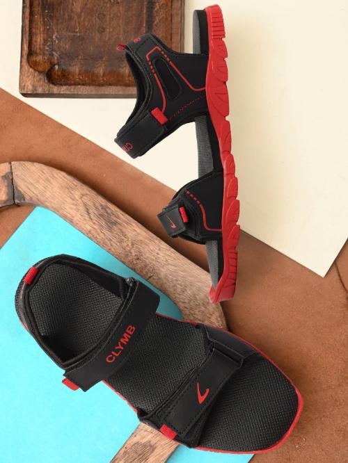 CLYMB SPA-13 Red Lightweight,Comfort,Summer,Trendy,Walking,Outdoor,Stylish,Home,Daily Use Sandal Men