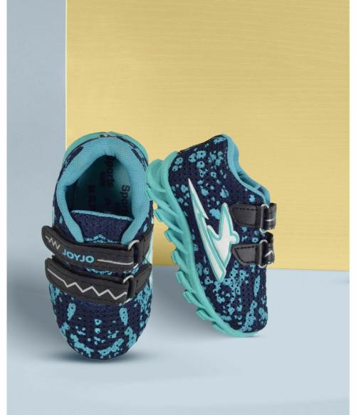 NEOBABY Boys & Girls Lace Running Shoes (Light Blue)