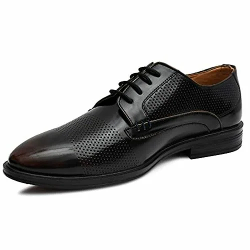 MAEVE & SHELBY Men Formal Shoes (Black)