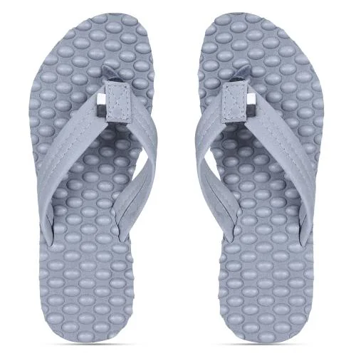 DOCTOR EXTRA SOFT Women's Grey House Slipper for Women's Ortho Care| Orthopaedic| Diabetic| Acupressure| Comfortable| MCR| Flip-Flop Ladies and Girl’ s Home Slides for Daily Use OR-D-20