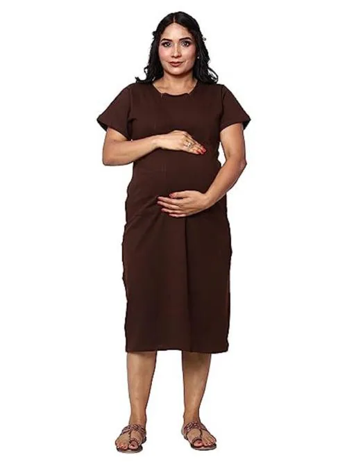 Women's Full Stretchable Nursing, Feeding, Maternity Dress, Multipurpose Dress, Pregnancy Dress