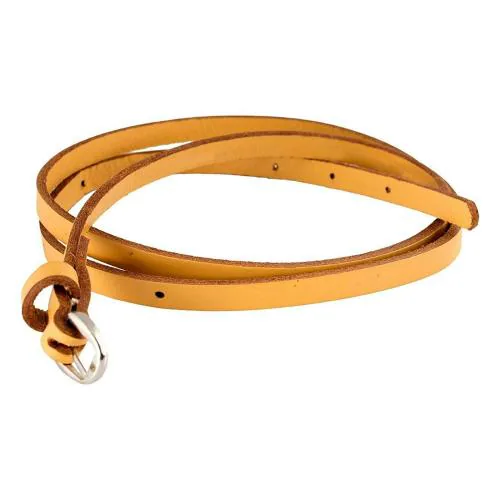 Buy Trysco Women Genuine Leather Yellow Belt Online at Best Prices in